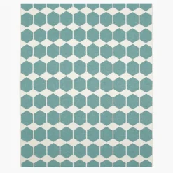 Tapis Anna aqua grand, 150x200 cm