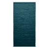 Tapis Cotton 75 x 200cm, Petroleum (bleu pétrole)