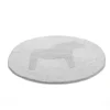 Tapis Dala Ø55 cm, blanc