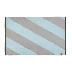 Tapis de bain Diagonal 50x80 cm, Menthe