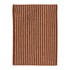 Tapis de bain Drift 50x70cm, Brun-blanc