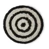 Tapis de de bain HK Living Ø80 cm, Monochrome