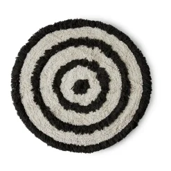 Tapis de de bain HK Living Ø80 cm, Monochrome
