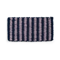 Tapis de porte Coco Stripe Wide, Lavender-navy