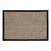Tapis de porte Jenny Sisal Nature-noir, 60x90 cm