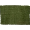 Tapis de porte Jute dark green, 60x90 cm
