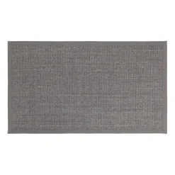 Tapis de porte Sisal gris, 70x120 cm