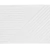 Tapis de salle de bain Stripes 50x90 cm, Blanc