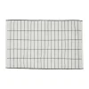Tapis de salle de bain Tile Stone 50x80 cm, Noir-blanc cassé