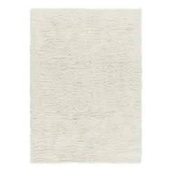 Tapis en laine Cozy blanc nature, 170x240 cm
