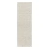 Tapis en laine Fawn blanc, 80x240 cm