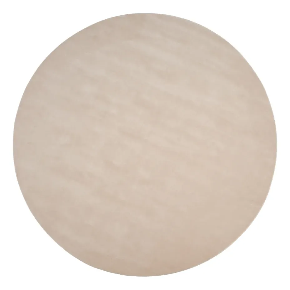 Tapis en laine Halo Cloud rond, Beige, Ø250 cm