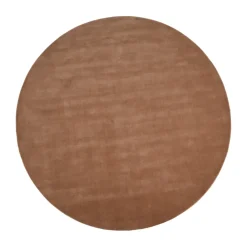 Tapis en laine Halo Cloud rond, Amber, Ø300 cm