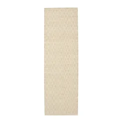 Tapis en laine Mohini 80x250 cm, Beige
