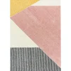 Tapis en laine Stripes Rose, 200x300 cm