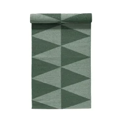 Tapis en plastique Rime vert, 70x150cm