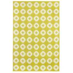 Tapis Flower sun (jaune), grand, 170x250 cm