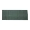 Tapis kelim moiré 80x200 cm, Emerald green