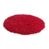 Tapis Rasta rond, rouge