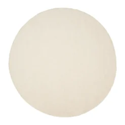 Tapis rond Asko, White, Ø240 cm