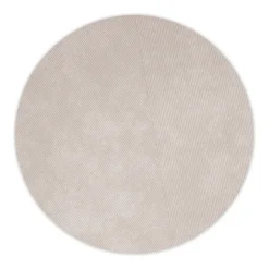 Tapis rond Row Ø270 cm, Gris clair