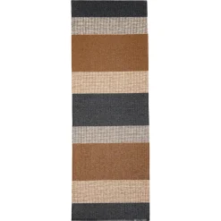 Tapis Seasons cacao (marron-noir), 70x250 cm