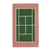 Tapis Tennis, Vert-rose, 88x150 cm