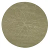 Tapis tissé à la main nid d'oiseau Ø 220 cm, vert hiver
