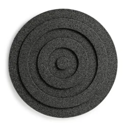 Tapis rond pour casseroles Circle Ø20 cm, Noir