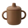 Tasse à bec en silicone Elvie 180 ml, Noisette