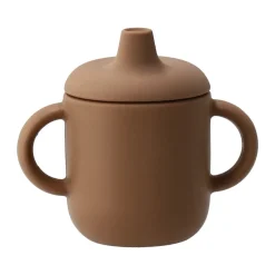 Tasse à bec en silicone Elvie 180 ml, Noisette