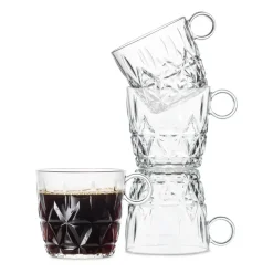 Tasse à café Picknick Lot de 4, Transparent