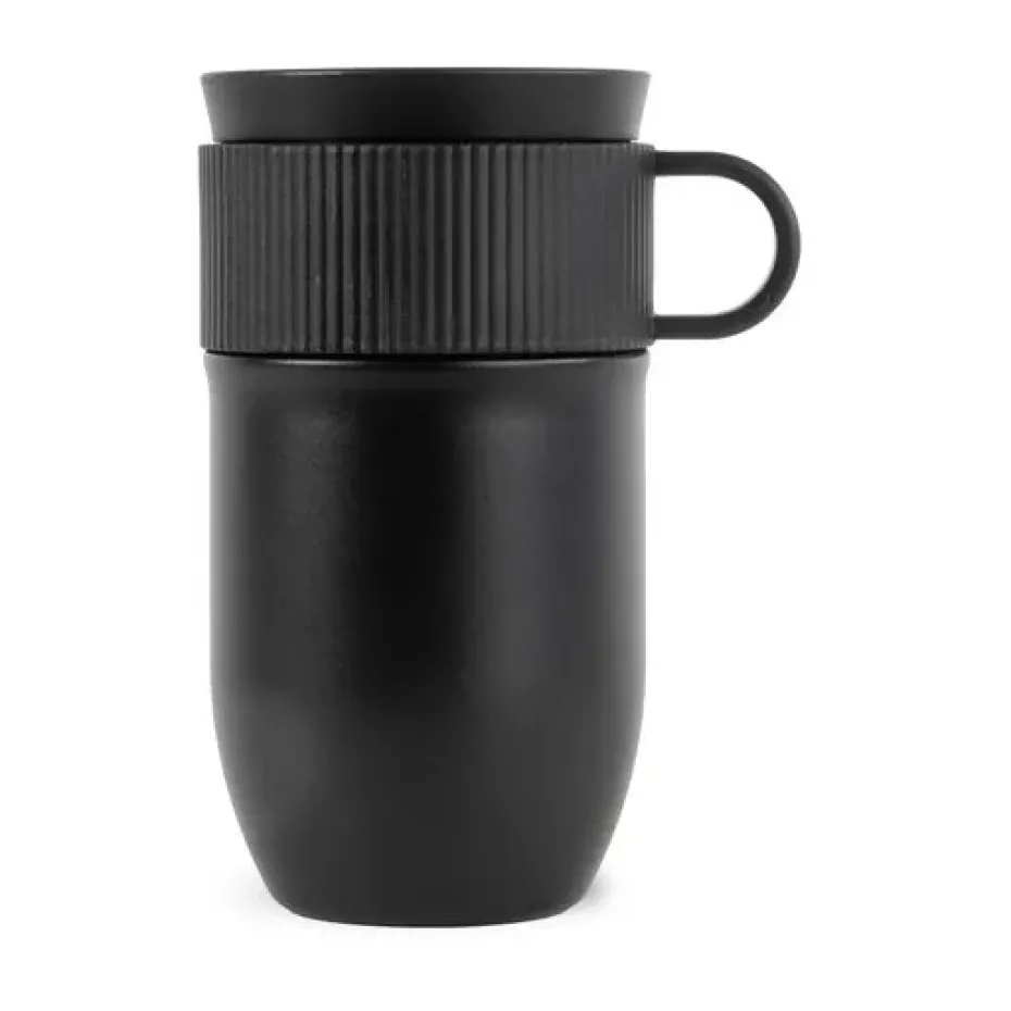 Tasse de voiture thermos Ted 32 cm, Noir