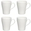 Tasse Dots 35cl Lot de 4, Blanc cassé