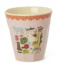 Tasse en mélamine Rice medium, Wildlife pink