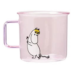 Tasse en verre Snorkmaiden 35 cl, Rose