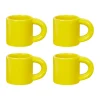 Tasse à espresso Bronto 10 cl Lot de 4, Yellow