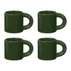 Tasse à espresso Bronto 10 cl Lot de 4, Green