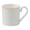 Tasse à espresso Château Septfontaines 6 cl, Blanc-or