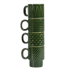 Tasse à espresso Coffee & More, lot de 4, Vert