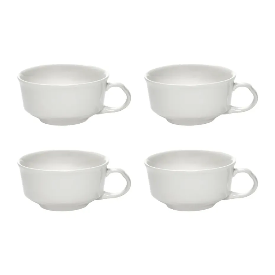 Tasse à espresso Silhouette 10 cl lot de 4, Blanc