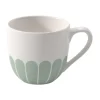 Tasse à expresso Fleur 7 cl, White-green
