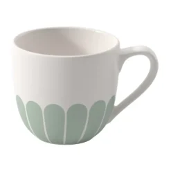 Tasse à expresso Fleur 7 cl, White-green