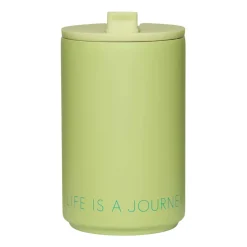 Tasse isotherme Design Letters, Green pale