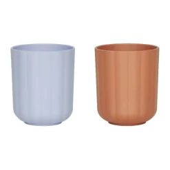 Tasse Pullo lot de 2, Caramel-ice blue