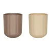 Tasse Pullo lot de 2, Taupe-vanilla