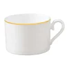 Tasse à thé Château Septfontaines 20 cl, Blanc-or