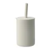 Tasse Vega avec paille en silicone, Vanille