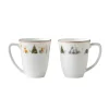 Tasse à vin chaud Julemorgen Lot de 2, Blanc-multi
