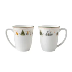 Tasse à vin chaud Julemorgen Lot de 2, Blanc-multi